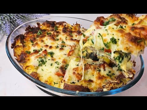 Vegetables and Potato Gratin