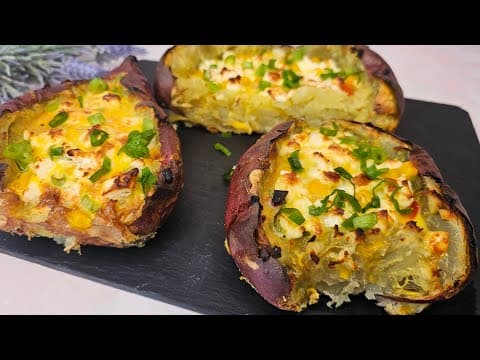 Stuffed Baked Sweet Potatoes