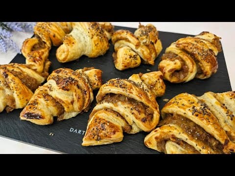  Apple And Pear  Puff Pastry Croissant
