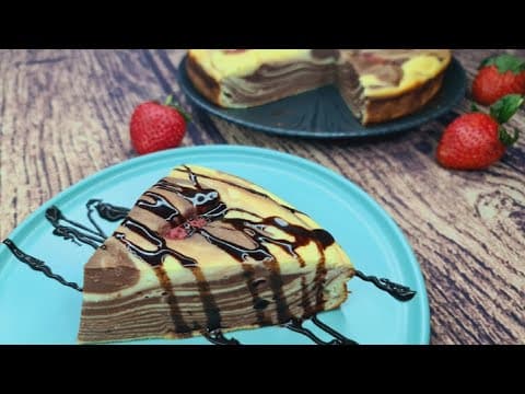 Low Calorie Chocolate Vanilla Cake